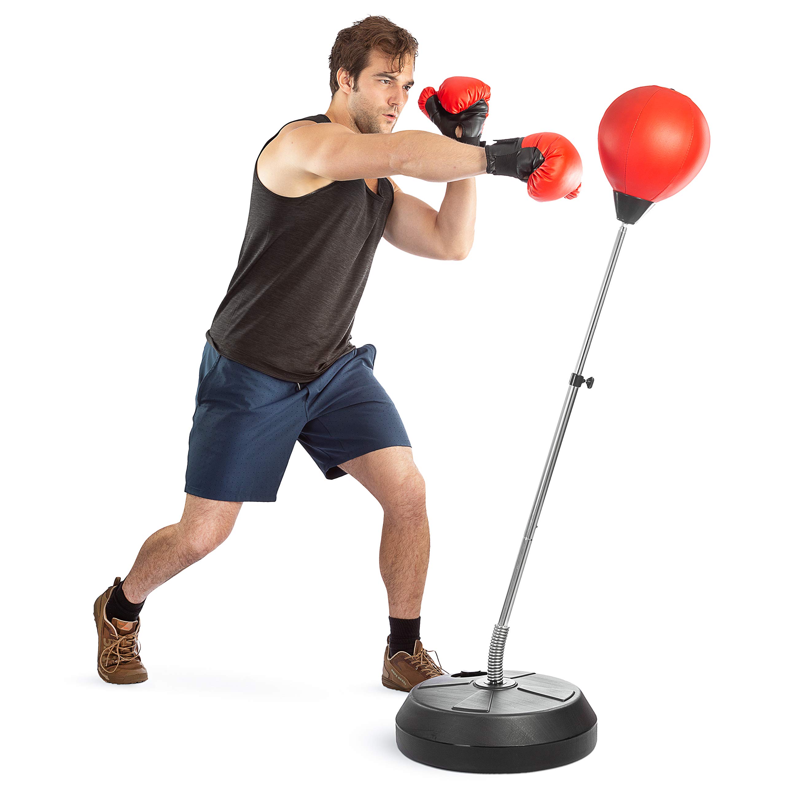 Trụ Tập Đấm Bóc Luyện Phản Xạ Giải Toả Căng Thẳng Speed Boxing Ball