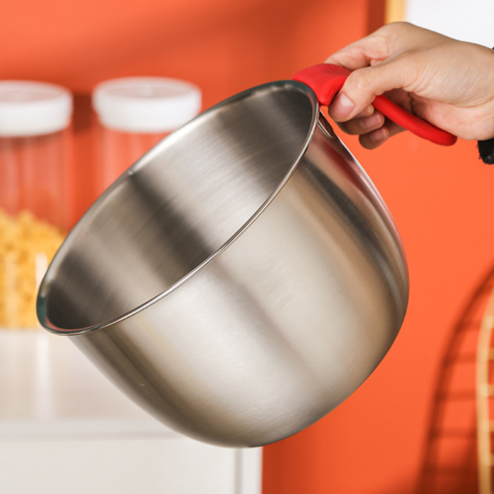 1 Đồng Hồ Trộn Inox Kem Bát Chức Năng Đánh Bát Có Tay Cầm Cho Nhà Bếp