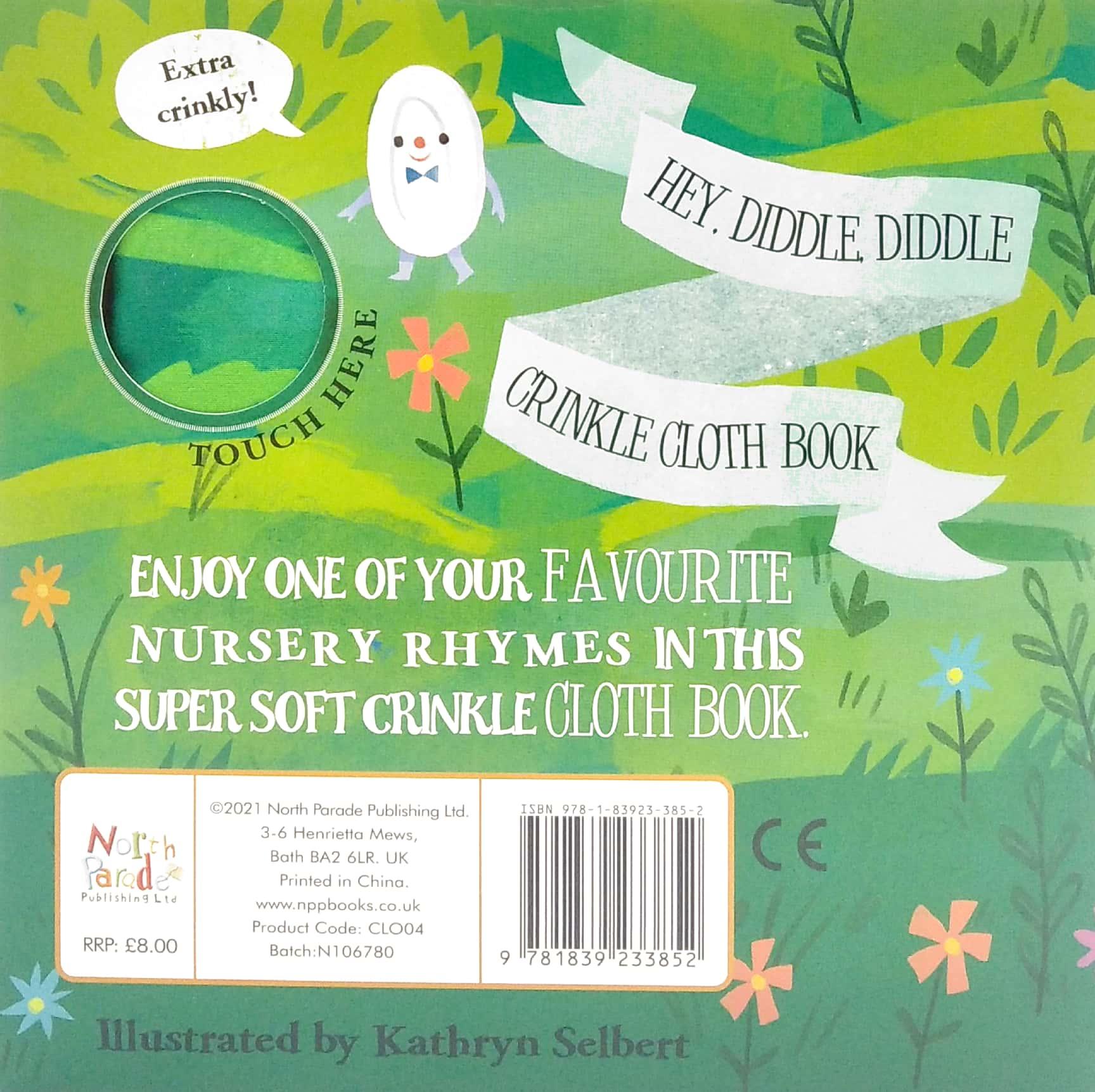 Crinkly Cloth Book - Hey, Diddle, Diddle