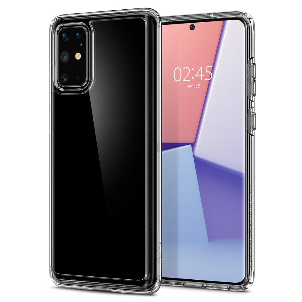 Ốp lưng Spigen Crystal Hybrid dành cho Galaxy S20 Plus Case - Hàng Chính hãng