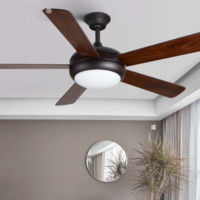 Quạt trần trang trí, quạt trần đèn, quạt trần điều khiển từ xa, đèn Led 3 màu, cánh gỗ fip CF1035 tạo điểm nhấn đắt giá cho mọi công trình