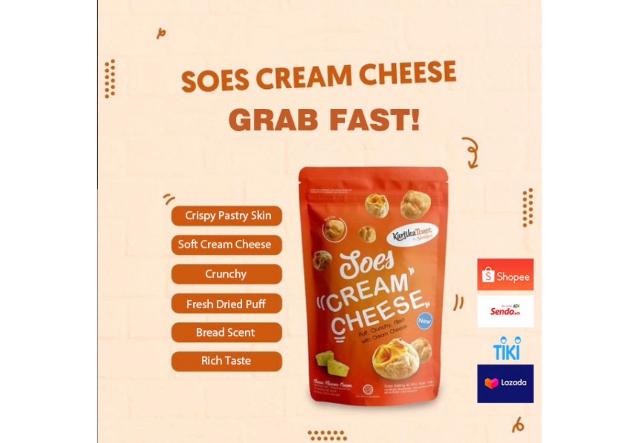 Combo 2 bánh Soescream Cheese  50.15 g (Kem phô mai)