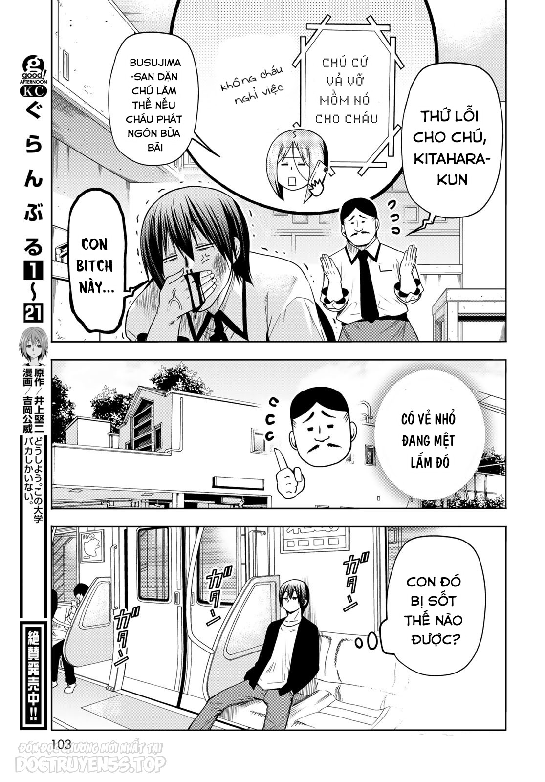 cô gái thích lặn - grand blue chapter 89 5