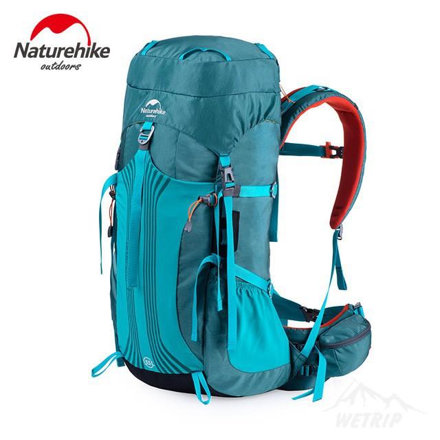 Balo Leo núi Trợ Lực Chuyên Dụng Dã Ngoại Dung tích 55L + 5L Thoáng Khí NatureHike NH16Y020-Q