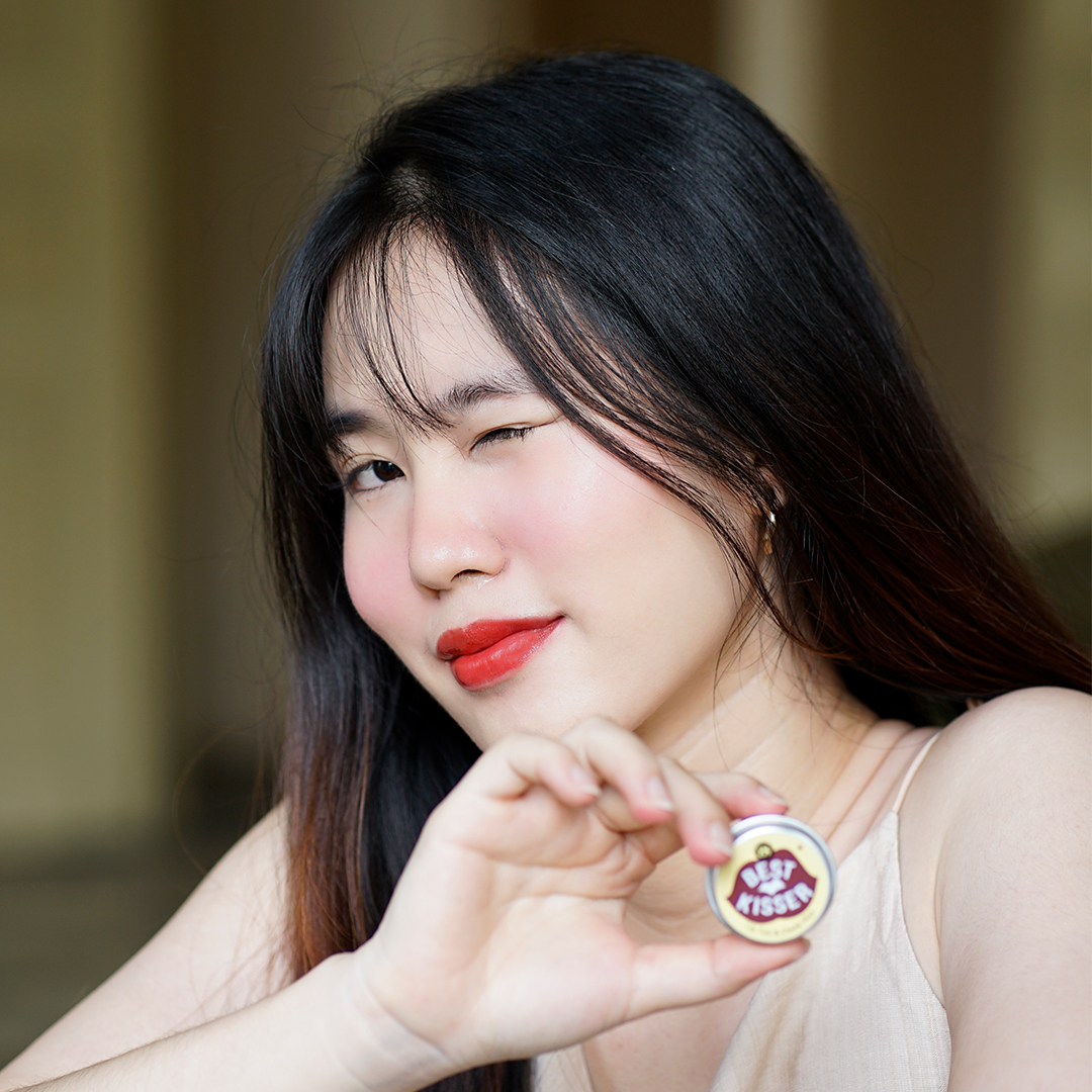 Son dưỡng có màu kiêm má hồng giúp làm hồng môi và má tự nhiên BareSoul Lip Tint &amp; Cheek Plus