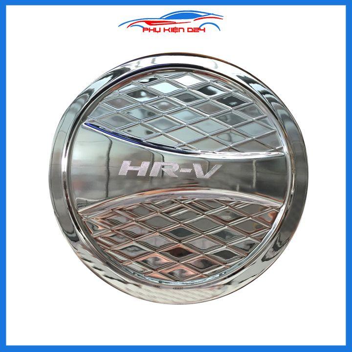 Ốp nắp bình xăng Honda HRV mạ crom chống trầy trang trí ô tô
