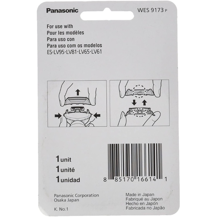 Bộ Lưỡi, Lưới Panasonic WES9173, Cho Máy Cạo Râu Panasonic ES-, LV65, LV95, LV97K, LV94, LV61, LV67, LV81, LV50, LV90