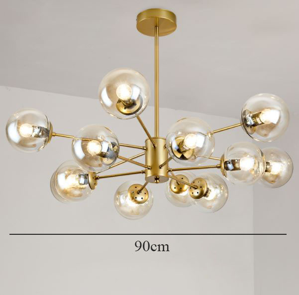 Đèn chùm INSOL sang trọng, tinh tế trang trí phòng khách hiện đại - kèm bóng LED chuyên dụng.