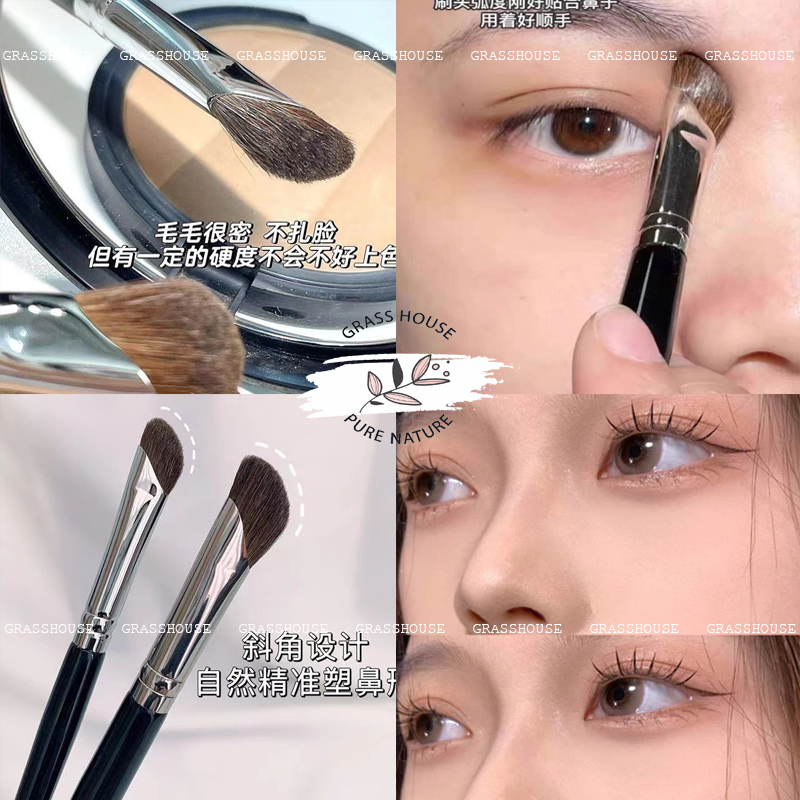 Cọ vạt xéo tạo khối đánh khối mũi và góc cạnh chuyên nghiệp, cọ tạo khối làm đẹp tiện lợi