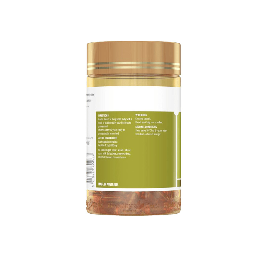 Tinh chất Mầm đậu nành Lecithin Healthy Care 100 viên