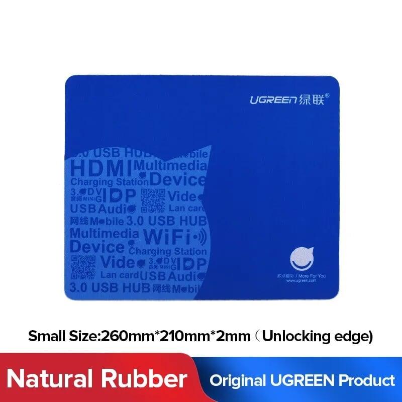 Ugreen UG20312LP126TK 260x210x2mm mouse pad màu Xanh Miếng lót chuột chất liệu cao su mousepad - HÀNG CHÍNH HÃNG