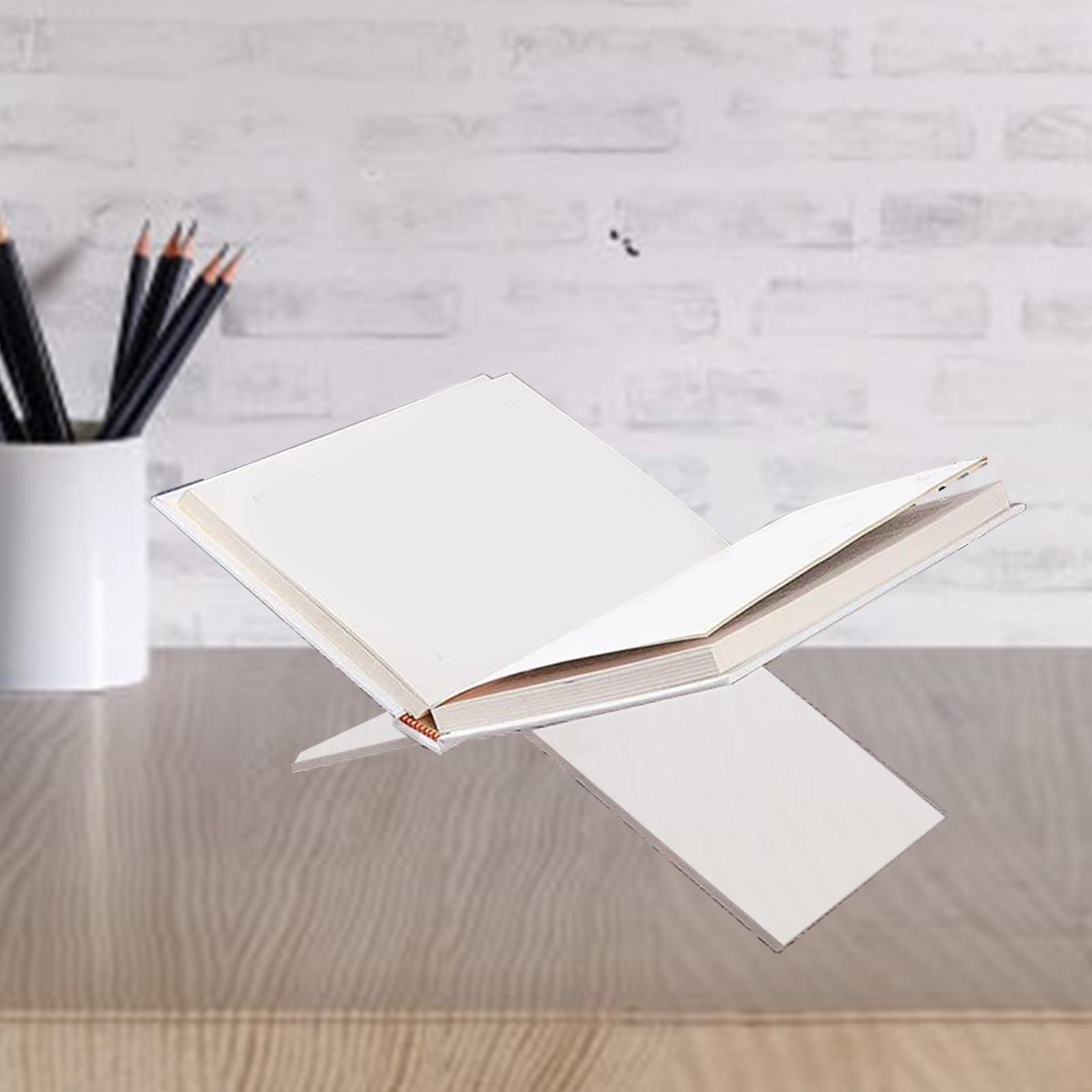 Book Stand x Shaped Display Holder Home Decoration for Classroom Office