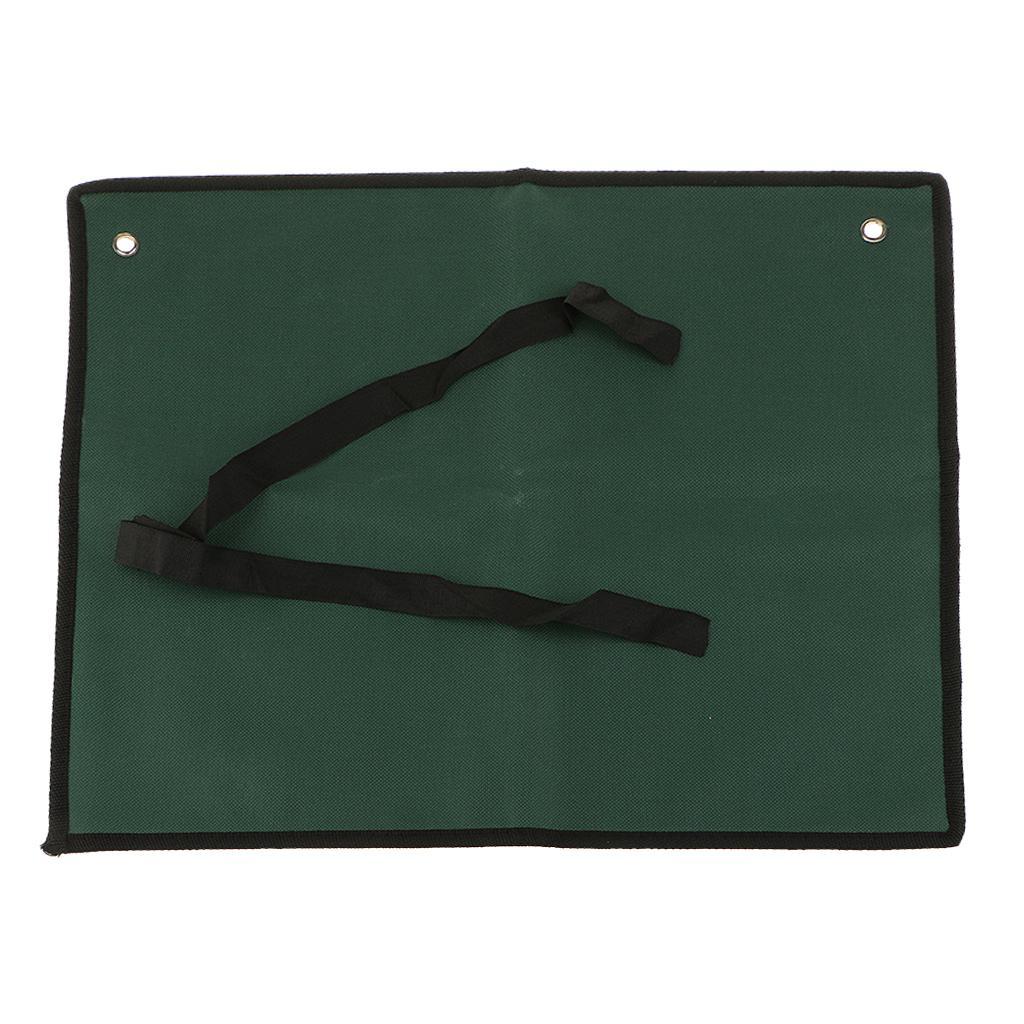 Wrap-Up 10&14 Pockets Tool Roll Canvas Spanner Wrench Tool Storage Bag Pouch