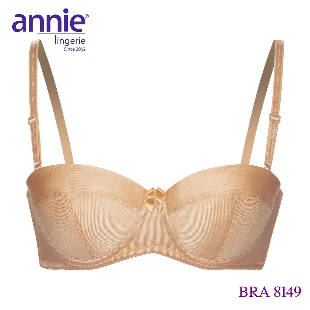 Hình ảnh Áo ngực cúp ngang mút mỏng siêu nhẹ annie BRA8149 quyến rũ, có chỗ lắp thêm mút nâng ngực gợi cảm, ôm ngực không hở ngực