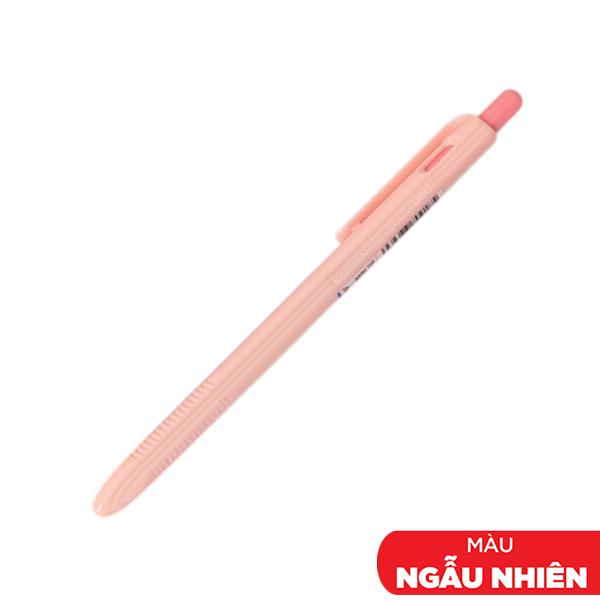 Bút Bi Dầu Đầu Mini 0.7 mm - Deli EQ107C-BK - Mực Đen (Màu Thân Bút Giao Ngẫu Nhiên)