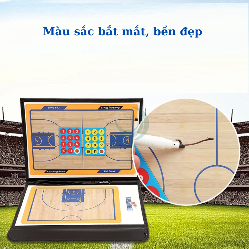 Bảng Chiến Thuật Thể Thao Đa Năng – Bóng Rổ, Bóng Đá, Bóng Chuyền (kèm nam châm &amp; bút dạ) Bảng Chiến Thuật Đa Năng 3in1 – Dùng Cho Bóng Rổ, Bóng Đá, Bóng Chuyền   Bảng Ghi Chiến Thuật Thể Thao Kèm Nam Châm &amp; Bút Xóa