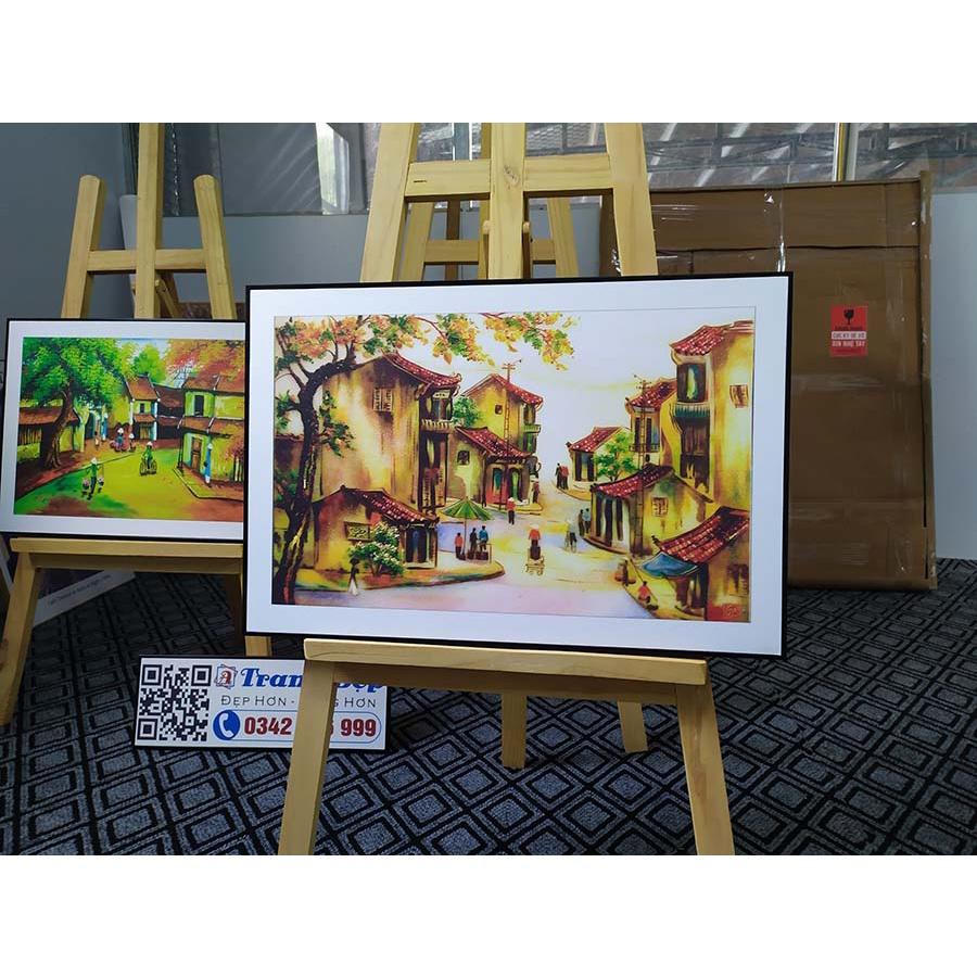 Tranh trang trí siêu nhẹ phong cảnh Hà Nội xưa - HNX004
