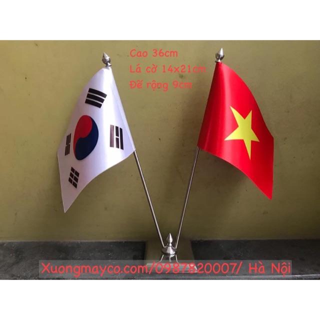 Cờ để bàn Việt nam - Hàn quốc