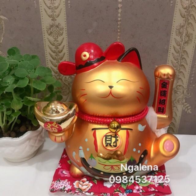 Mèo thần tài, mèo may mắn maneki Neko vẫy tay đủ size