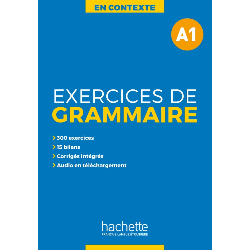 Sách học tiếng Pháp: En Contexte : Exercices de grammaire A1