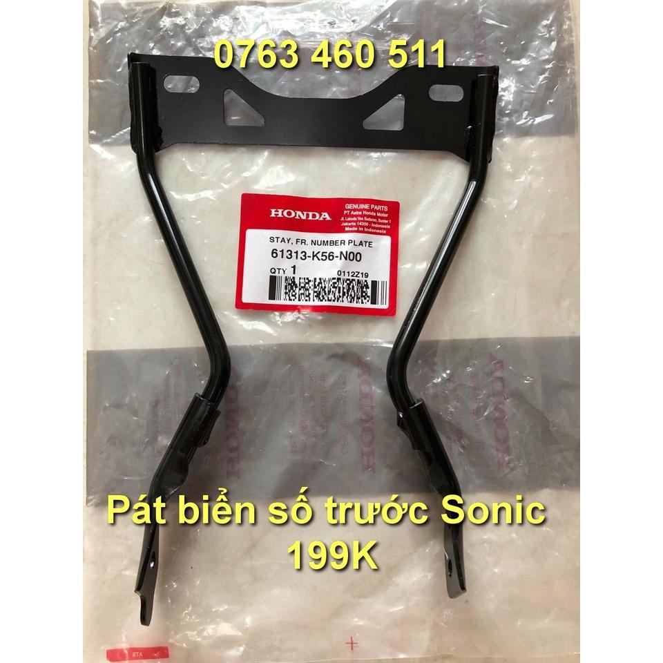 Pát biển số trước Sonic