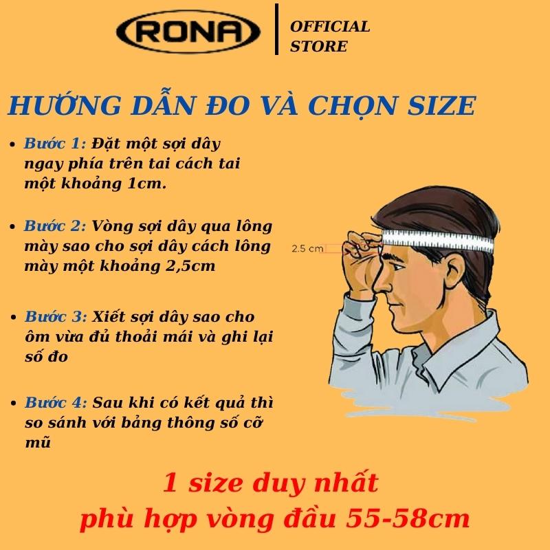 Mũ Bảo Hiểm Nửa Đầu RONA Sơn Tem Khủng Long - Hàng Chính Hãng - Màu