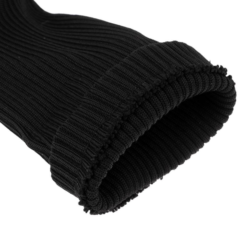 2x3pcs Long Neck Golf Club Head Cover Wood Headcover for Women Black