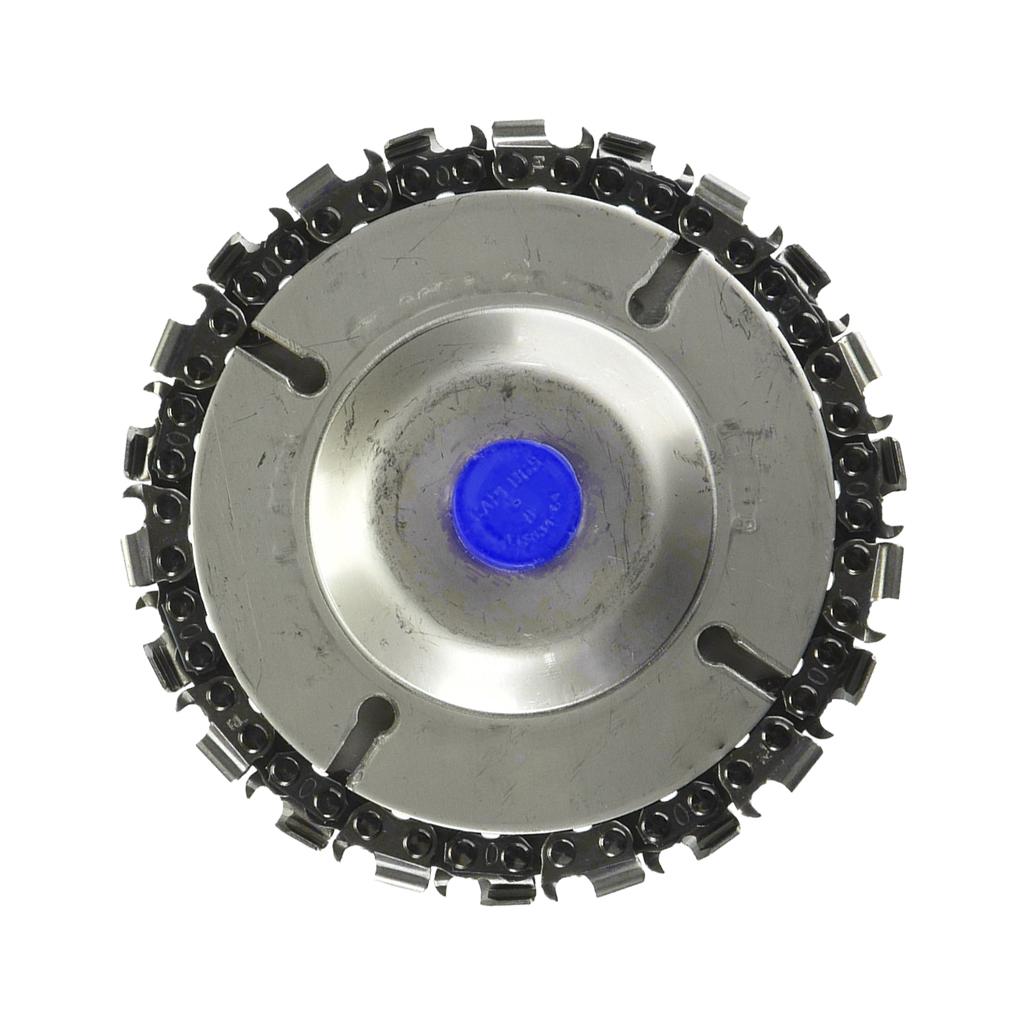 Wood Carving Disc for 4'' Cutter 4-1/2" Steel Angle Grinder 5/8" Arbor Disc