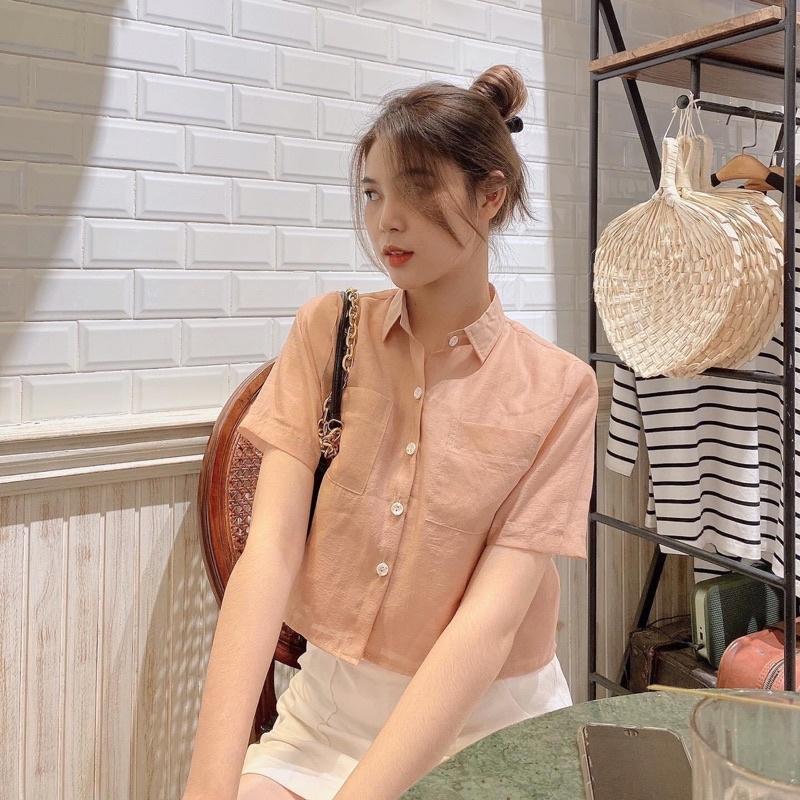 AIMEE_ÁO SOMI HAI LỚP TAY NGẮN