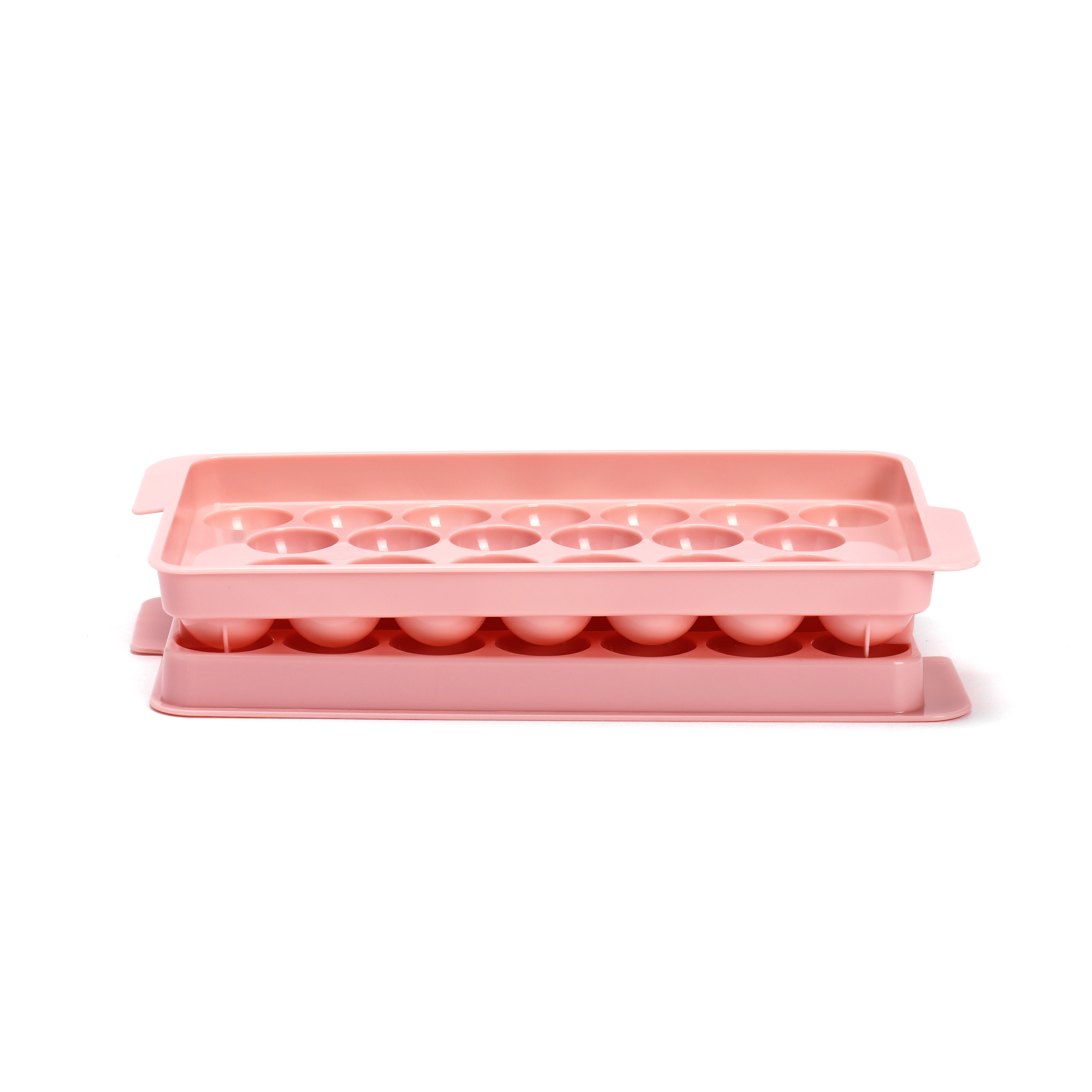 Khay nhựa làm đá 26 viên tròn - nhiều màu