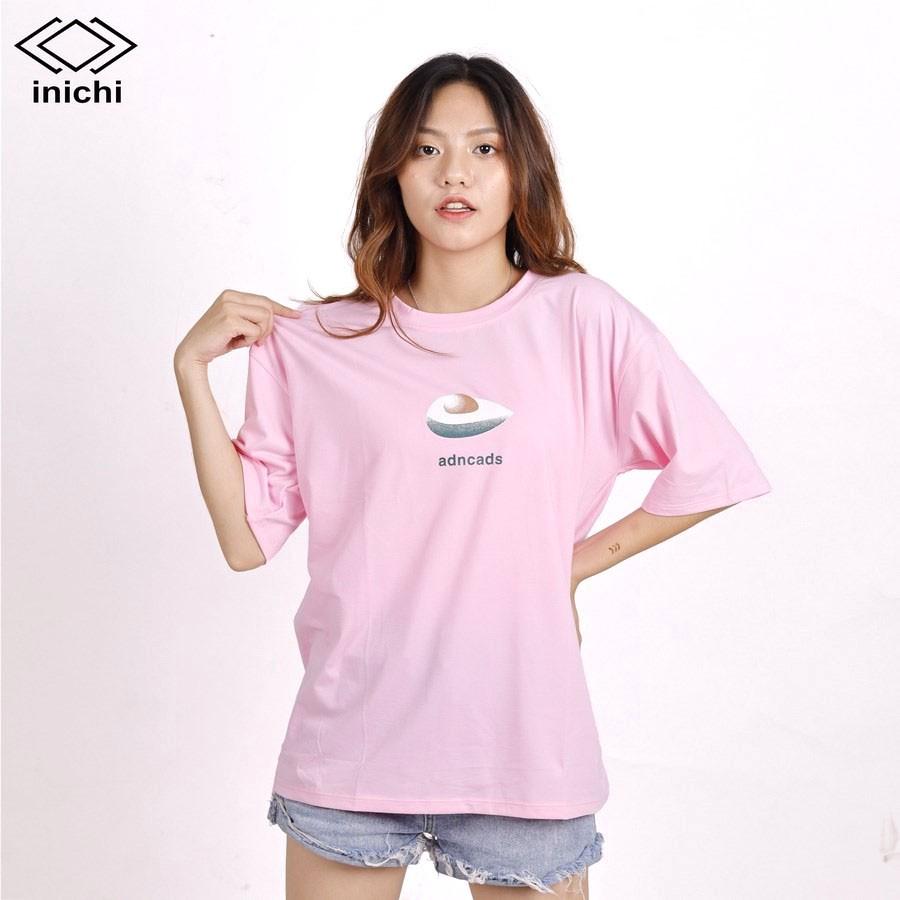 Áo thun INICHI unisex tay lỡ form rộng cá tính, hình in hình quả bở - IC637