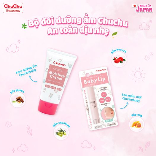 Kem Dưỡng Ẩm Toàn Thân Cho Trẻ Em Chuchu Baby Chính Hãng 50g