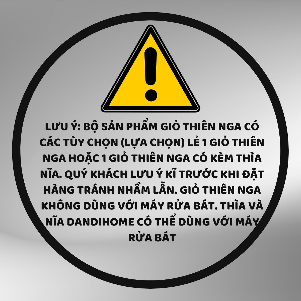 Bộ giỏ thiên nga DandiHome kèm thìa nĩa 2020 cao cấp, sang trọng, tinh tế