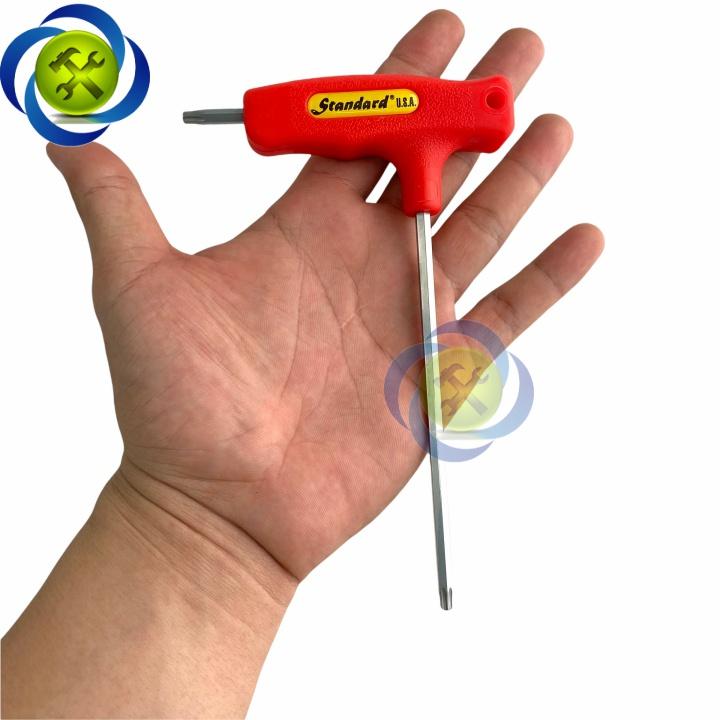 Lục giác sao T27 Standard loại chữ T cán đỏ 2 đầu