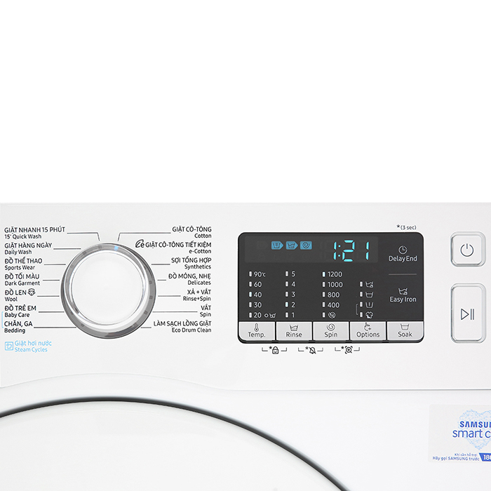 Máy giặt Samsung WW80J52G0KW/SV 8KG