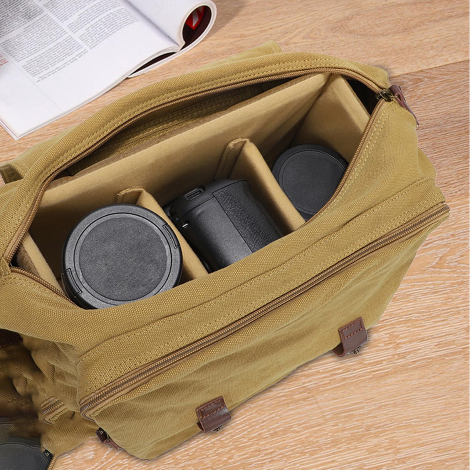 Camera Inserts Protective Bag DSLR Slr Bag Digital Camera Storage Portable Compartment Lightweight Outside Compact Camera Bag