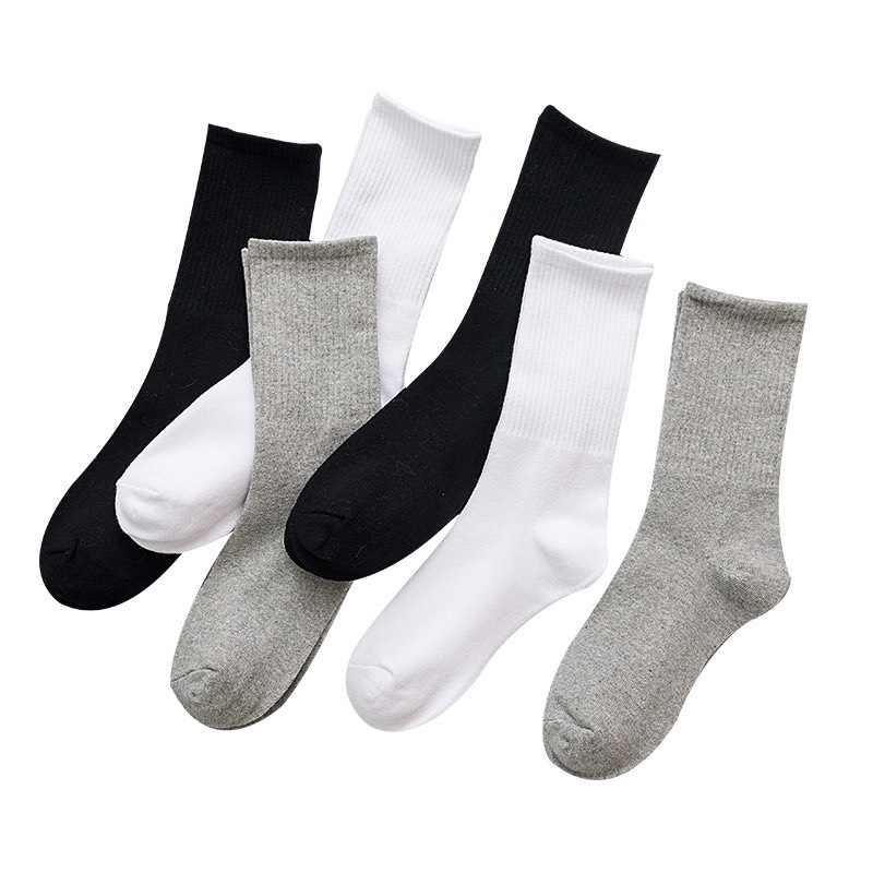 Combo 3 Đôi Tất Trơn Dáng Dài Dễ Dàng Mix Đồ Cho Cả Nam Và Nữ TN34