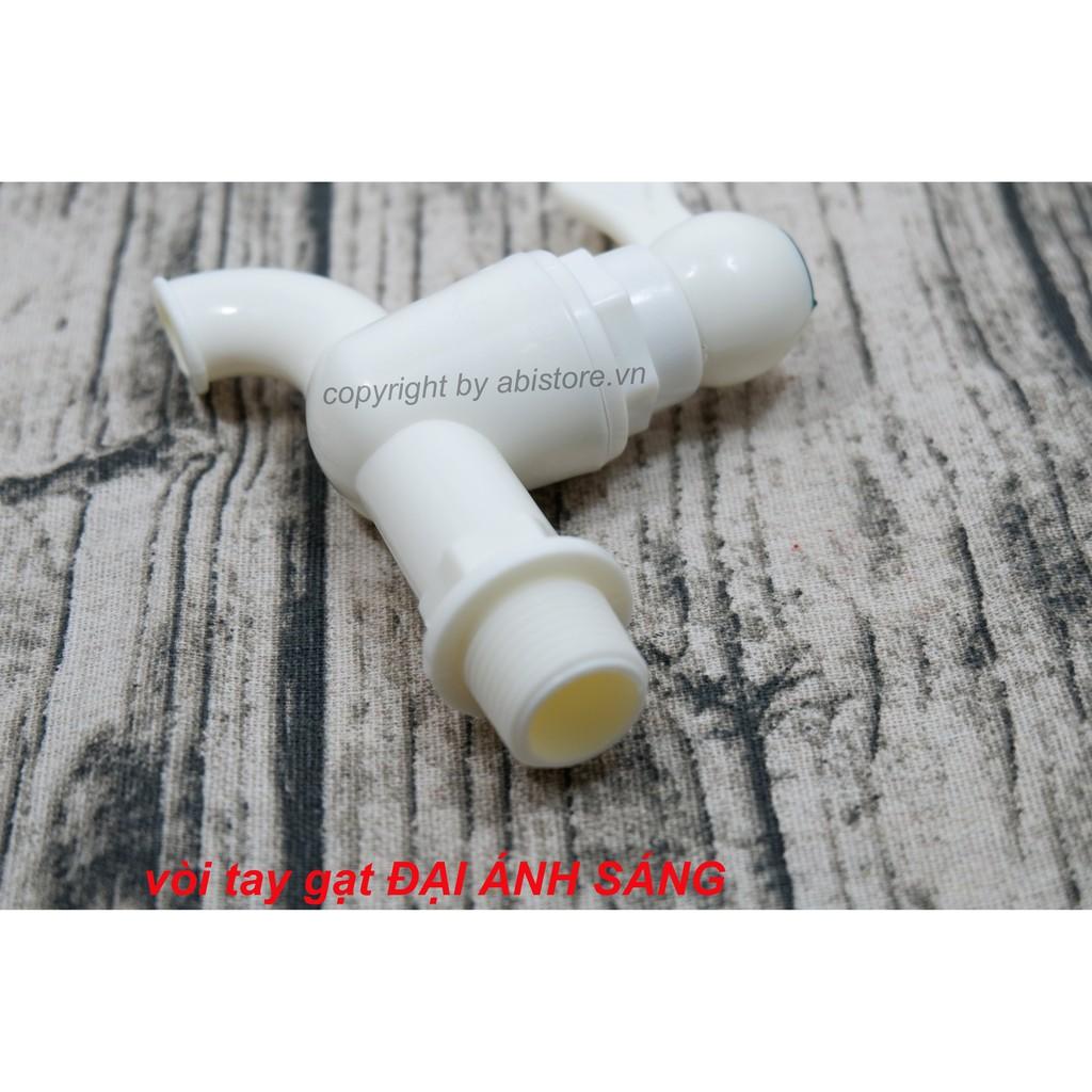 Vòi nước nhà tắm, vòi rửa nhựa, vòi vườn Đại Ánh Sáng tay vặn và tay gạt hàng đẹp