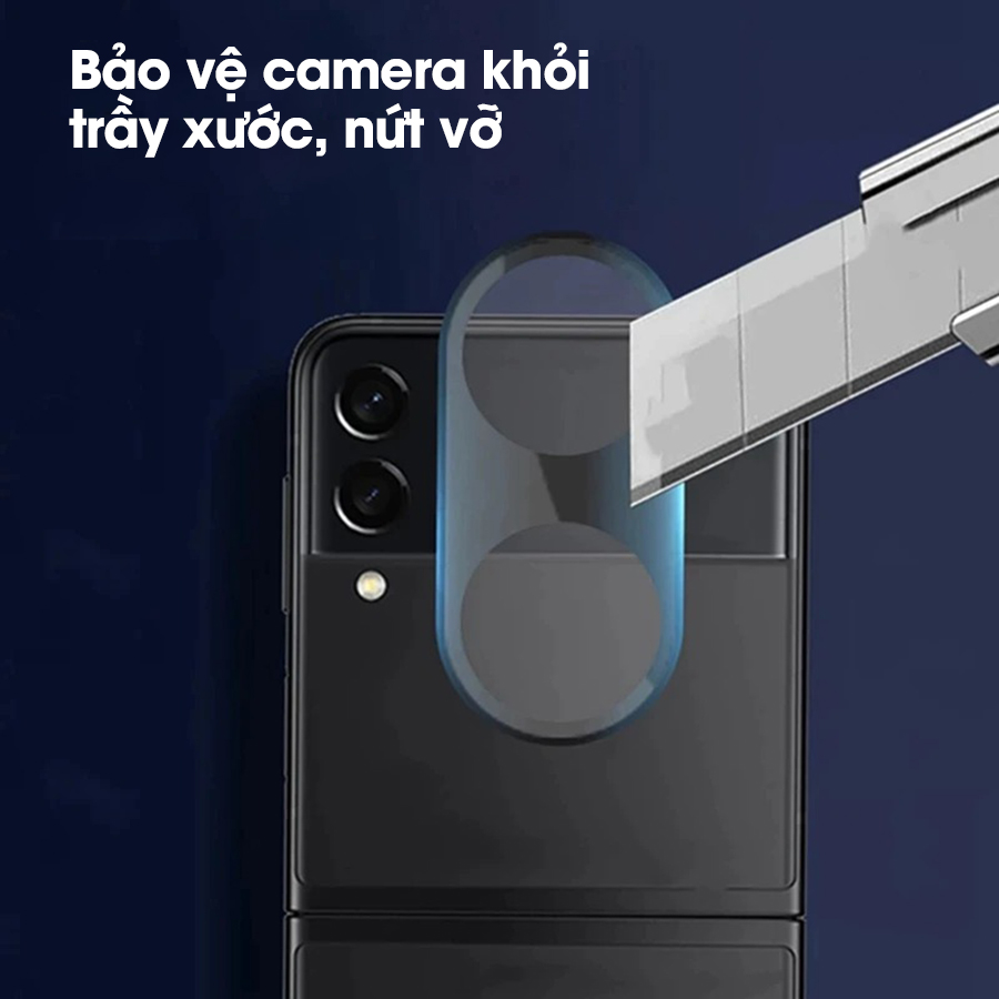 Kính Cường Lực Bảo Vệ Cụm Camera Dành Cho Samsung Galaxy Z Flip3 / Z Fold3 5G - Handtown - Hàng Chính Hãng