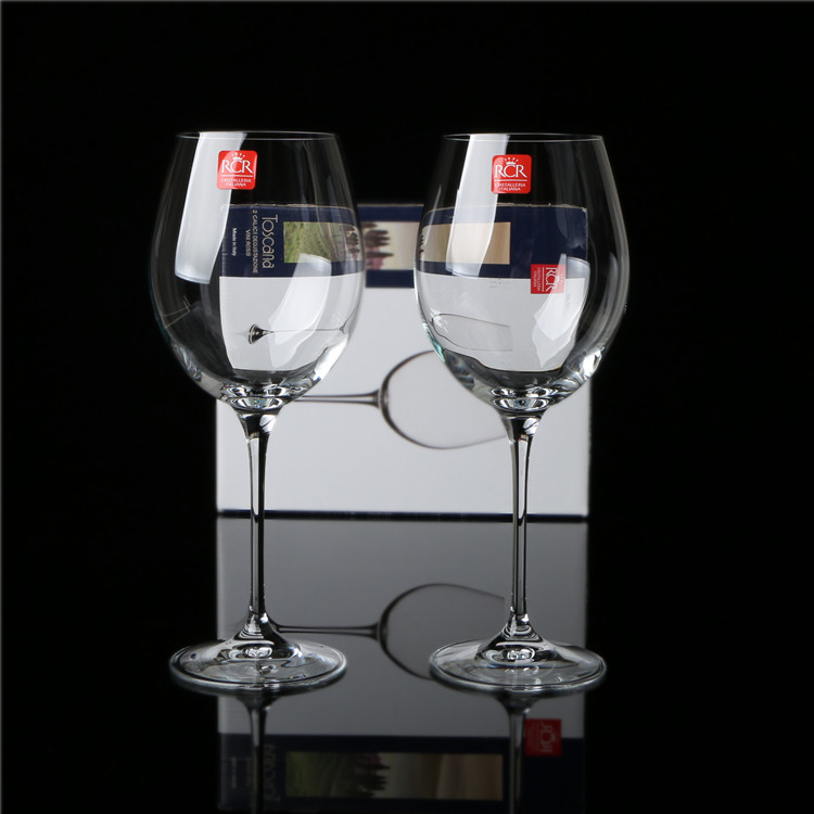 Bộ 6 ly pha lê không chì RCR Ý Invino 650ml