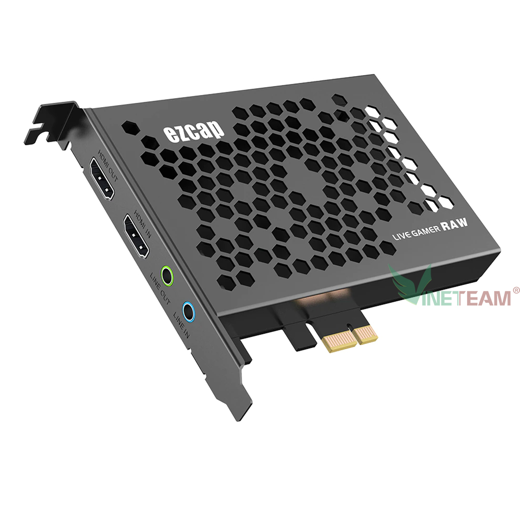 EZCAP 324 Thiết Bị Ghi Hình 4K PCIe Live Gamer RAW Ghi Và Phát Trực Tiếp Trò Chơi Dành Cho PS3 PS4/5 Xbox Nintendo Switch Capture Board Card - Hàng Nhập Khẩu