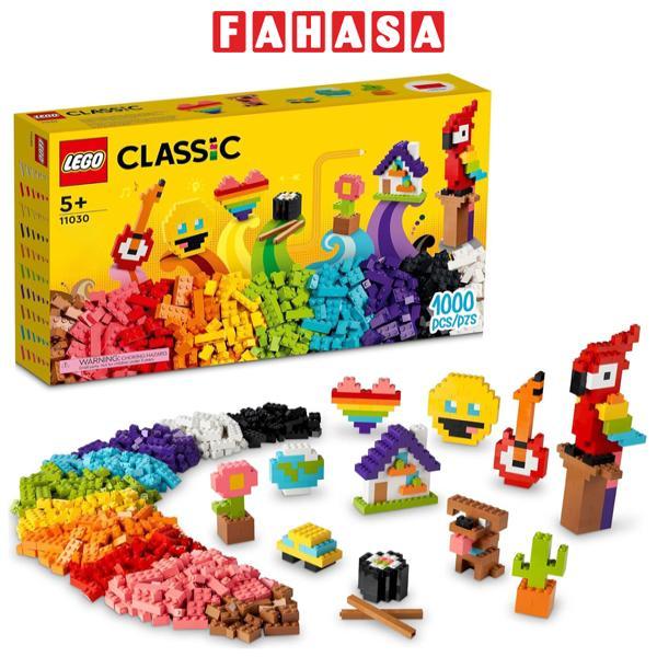 Đồ Chơi Lắp Ráp Bộ Gạch Sáng Tạo Pixel - Lots of Bricks - Lego Classic 11030 (1000 Mảnh Ghép)