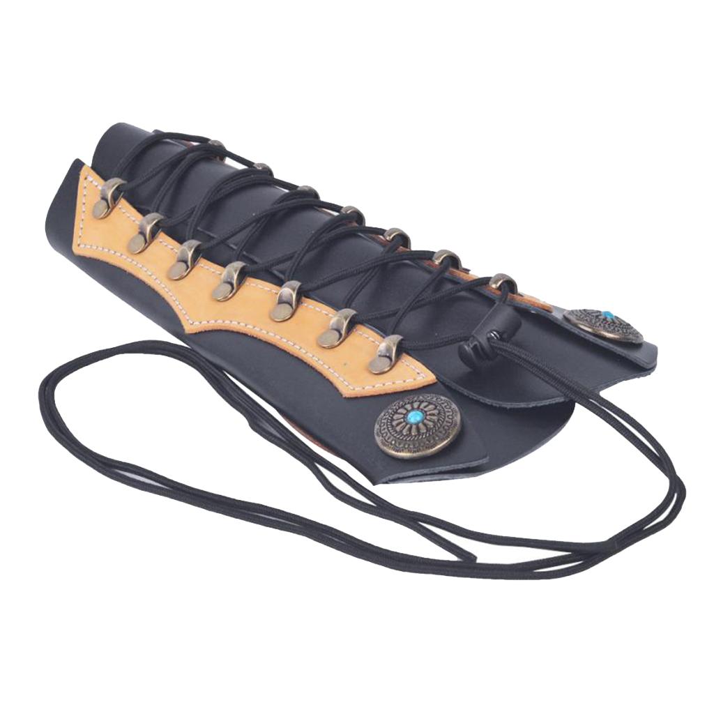 Adjustable Archery Arm Guard Protector Armband Safe Strap Bracer Hunting