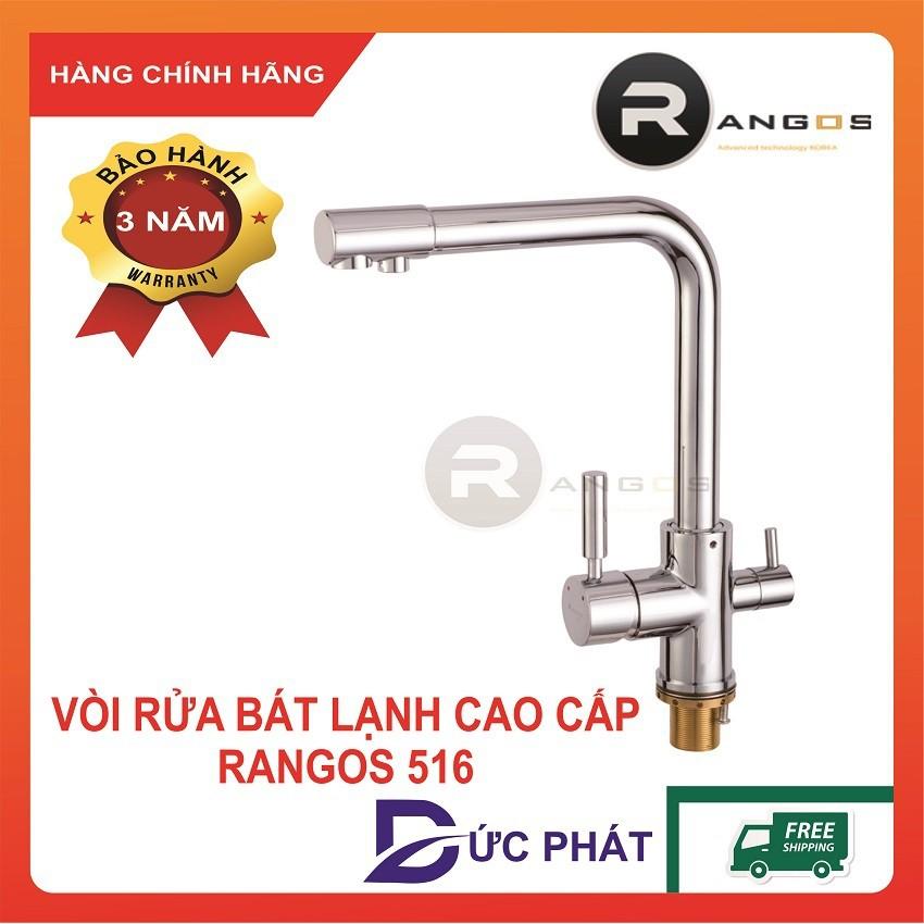 Vòi rửa bát nóng lạnh Rangos RG-516, Vòi rửa chén nóng lạnh cao cấp, sáng bóng và dày dặn vĩnh viễn không han rỉ
