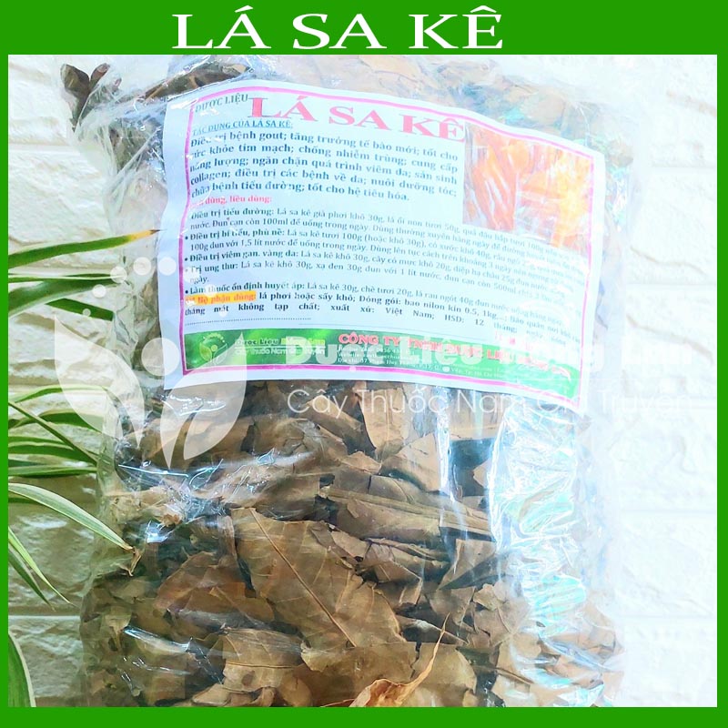 1kg Lá Sa kê khô sạch