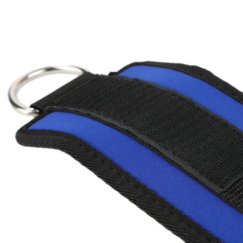D-Ring Ankle Anchor Strap Belt Gym Cable Attachment Thigh Leg Strap Lifting Fitness Exercise Banda Elastica Resistance Bands