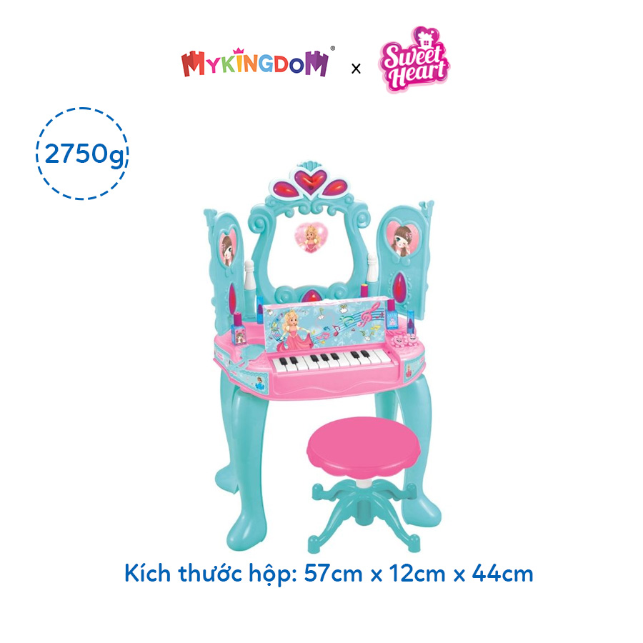 Đồ Chơi Bộ Bàn Trang Điểm Kèm Piano Sweet Heart SH0092