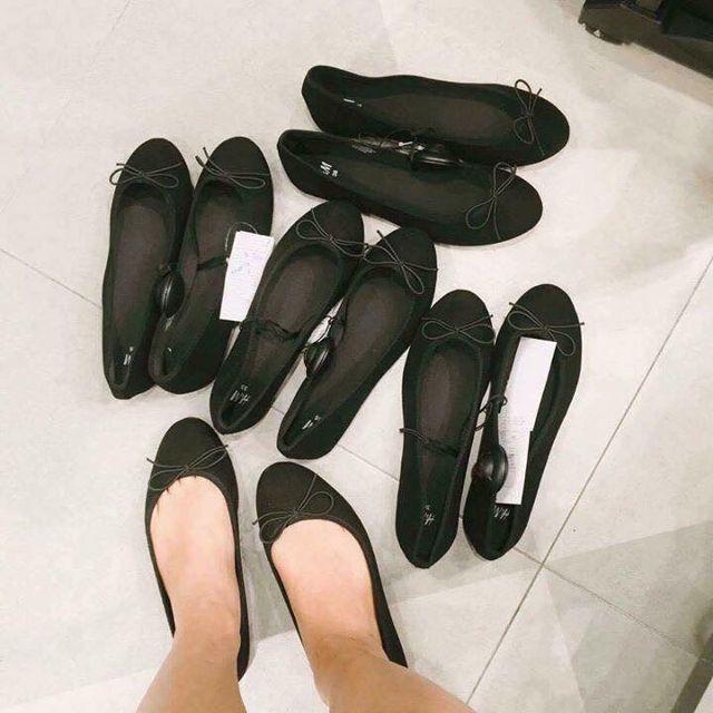 Giày búp bê thời trang nữ HM (đen)