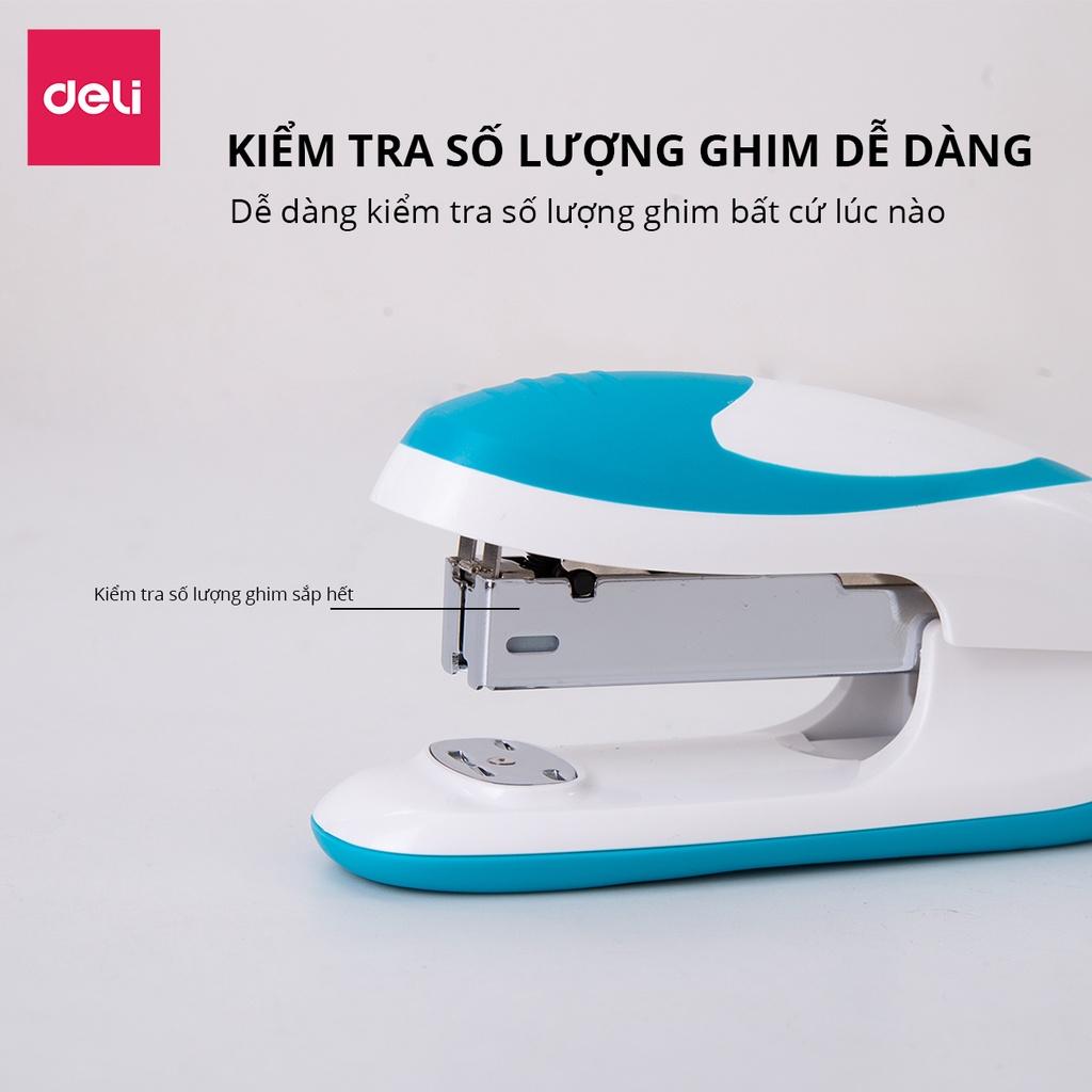 Hình ảnh Dập Ghim Deli 20 Trang Deli - Sử Dụng Ghim 24/6 và 26/6 - Phù Hợp Học Sinh Văn Phòng - 1 Chiếc - E0319