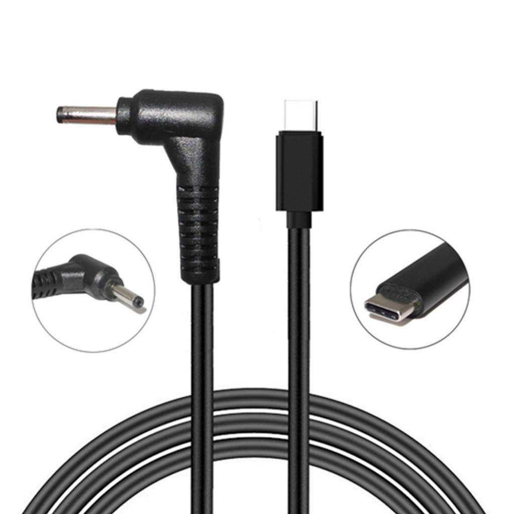 Laptop Power Supply Cble Charger USB Type C Male to 3.0 X 1.1 Mm Male